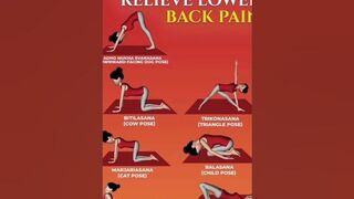 #yoga #fitness /// lower back pain yoga