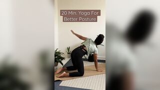 20 Min Yoga For Posture & 5 Min Meditation | Yoga For Beginners | Sustain Life Journal Yoga