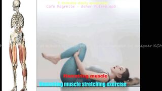 1 minute daily exercise_ Hamstring muscle stretching exercise_#hamstrings