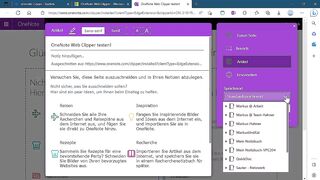 Das #Lösungsvideo 451: Flexible Screenshots von Internetseiten via OneNote Clipper