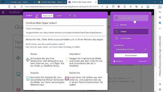 Das #Lösungsvideo 451: Flexible Screenshots von Internetseiten via OneNote Clipper