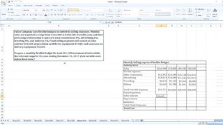 Fallon Company uses flexible budgets to control its selling expenses. Monthly sales are expected