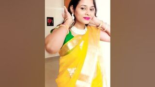 meesho saree try on haul ???? #meesho #saree #tryon #shorts #youtubeshorts