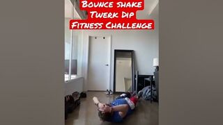 Bounce shake twerk dip Fitness Challenge!! #cardio #fitness #hiit #challenge #chest #core #chestday