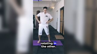 The importance of rotating your hips after stretching or splits training ????