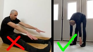 Learning to touch my toes for the first time - Becoming Flexible