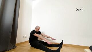 Learning to touch my toes for the first time - Becoming Flexible