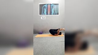 Back pain relief exercises #youtubeshorts #shorts #yoga #backpain #backpainrelief #shortvideo