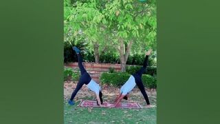 Couple yoga poses | #shorts