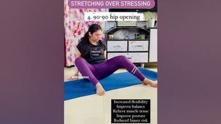 Stretching over Stressing #stretching #yogapractice #stretchingexercises #flexibility #mobility #fit