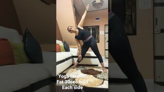 Yoga for side fat #youtube #youtubeshorts #shorts #shortvideo #public