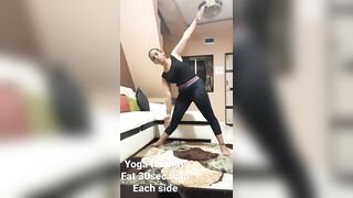 Yoga for side fat #youtube #youtubeshorts #shorts #shortvideo #public