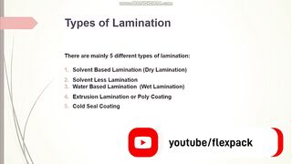 What is Lamination ? Basic information of lamination | Flexible Packaging process | Flex Pack