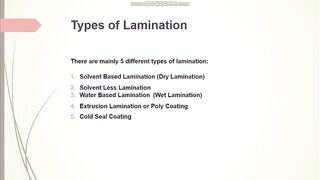 What is Lamination ? Basic information of lamination | Flexible Packaging process | Flex Pack