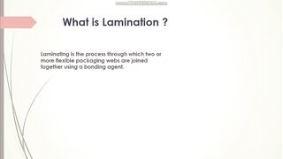 What is Lamination ? Basic information of lamination | Flexible Packaging process | Flex Pack