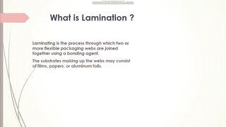 What is Lamination ? Basic information of lamination | Flexible Packaging process | Flex Pack