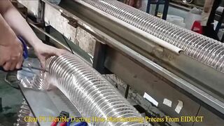 Clear PU Flexible Ducting Hose Manufacturing Process From Ecoosi Industrial Co., Ltd.