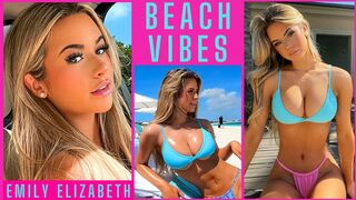 EMILY ELIZABETH ⭐ | Beach VLOG + BIKINI BEACH PHOTOS & VIDEO | Bikini Haul | MICRO BIKINI ????