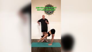 Get rid of LOWER BACK PAIN with Hot Yoga's Hands to Feet Pose #shorts.