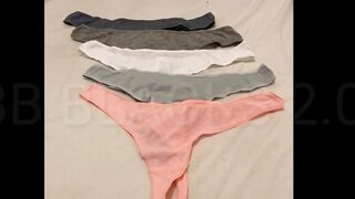 Try On Haul | Tiny See Through Lingerie G string Transparent Thong Panty Haul #071