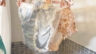 Wash and Dry - Hanging Underwear Clip Rack #41 | Lingerie Underwear Collection | ft. THE GLOSSY MINT