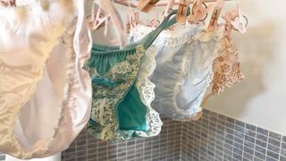 Wash and Dry - Hanging Underwear Clip Rack #41 | Lingerie Underwear Collection | ft. THE GLOSSY MINT