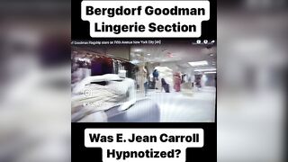 This is a video of the lingerie section at Bergdorf. VERY LONG WALK from escalator to lingerie.