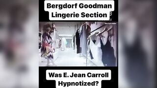 This is a video of the lingerie section at Bergdorf. VERY LONG WALK from escalator to lingerie.