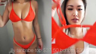 Try on Haul Cheeky Thong Bikinis ????