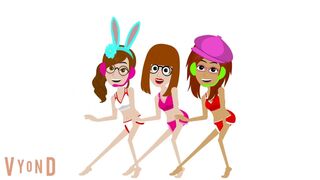 @PrincessEllaEinstein2004 @anadoeswrapperoffline And @LynnkyiaTheVyondPrincess2005 Dance In Bikinis!