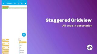 Stop Image from stretching in staggered gridview #therightway #sketchware #appdesign #appdevelopment