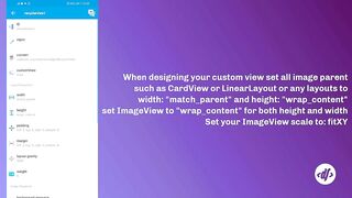 Stop Image from stretching in staggered gridview #therightway #sketchware #appdesign #appdevelopment