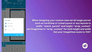 Stop Image from stretching in staggered gridview #therightway #sketchware #appdesign #appdevelopment