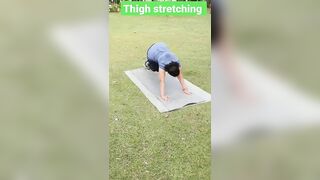 slim thighs idea #thighs stretching #youtube viral #shortsfeed