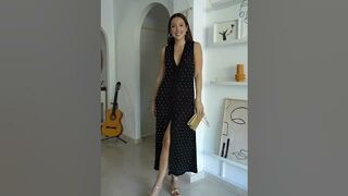 ZARA Black Look Try on haul 2023 #shortvideo #shorts