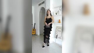 ZARA Black Look Try on haul 2023 #shortvideo #shorts