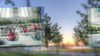 Sunrise Yoga returns to Kiener Plaza starting Tuesday, May 2