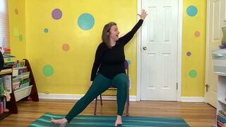 Chair Yoga Mini Moment: Arms, Legs and Core Stretch