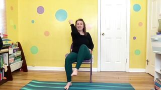 Chair Yoga Mini Moment: Arms, Legs and Core Stretch