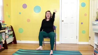 Chair Yoga Mini Moment: Arms, Legs and Core Stretch