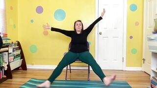 Chair Yoga Mini Moment: Arms, Legs and Core Stretch