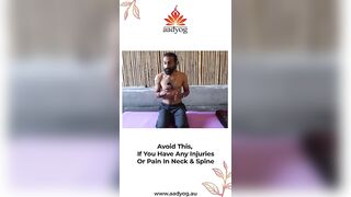 Correct way to do cat cow pose in yoga #yoga #aadyog #fitness #wellness