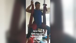 Aerial Yoga, Siddhi Yoga Centre, Silpukhuri, Guwahati