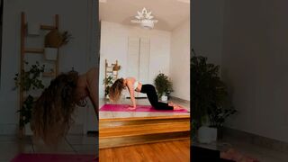 Cow Pose With Extended Puppy Pose Stretching Flow #shorts #flexibility #stretching