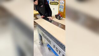 Unique Flexible Rail ???? #woodworking #shorts #howto #carpenter #circularsaw #woodwork