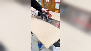 Unique Flexible Rail ???? #woodworking #shorts #howto #carpenter #circularsaw #woodwork