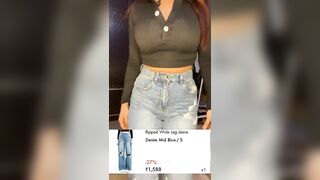 Urbanic Affordable Trendy Jeans|| Try-on Haul || Mansi Sharma #shortsvideo #shorts