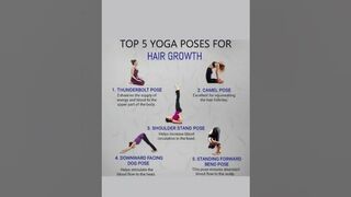 yoga for hair growth #shorts #short #youtubeshorts #viral