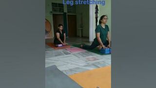 leg stretching &hip opening @yestoeyoga369 #yoga #viral #trending #shortsvideo #ytshorts #shorts