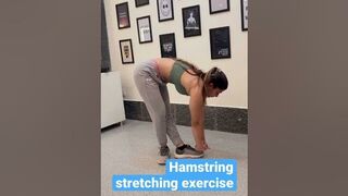 Hamstring stretching exercise